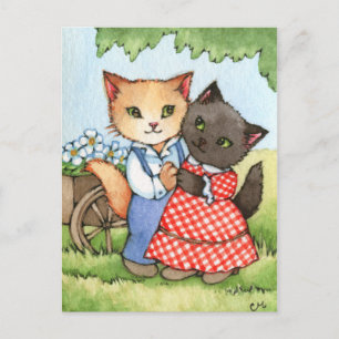 Postal Novedades en el país - Cuato arte de la pareja de