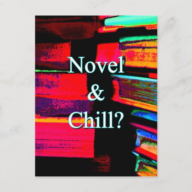 Postal ¿Novela Y Chill? (Anverso)