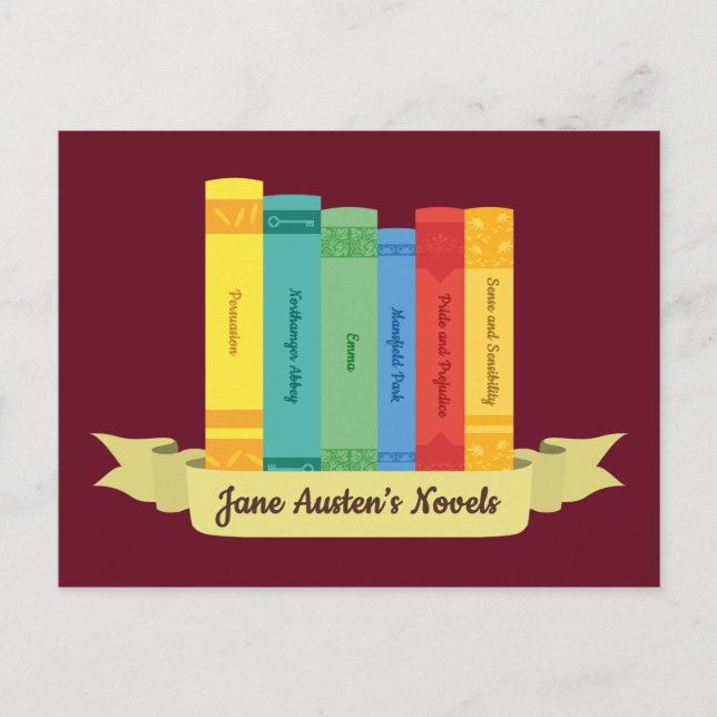 Postal Novelas de Jane Austen III (Anverso)