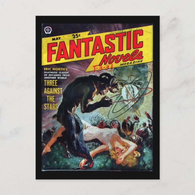Postal Novelas fantásticas - Arte Pulp 1950.53 (Anverso)