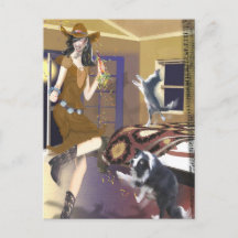 Postal "Novia bailarina" del país occidental