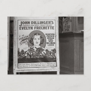 Postal Novia de Dillinger, 1938