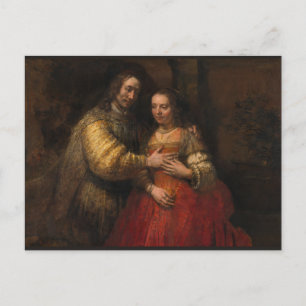 Postal Novia judía de Rembrandt van Rijn