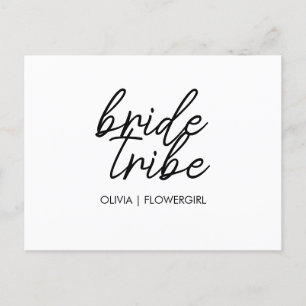 Postal Novia Tribu   Florista de Boda Moderna