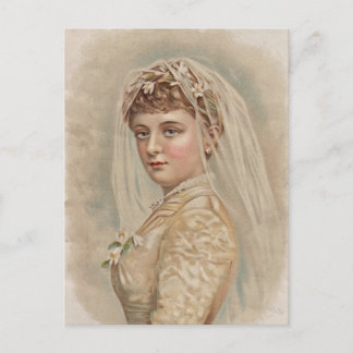 Postal Novia vintage - Boda