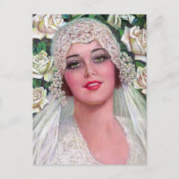 Novia vintage con Rosas