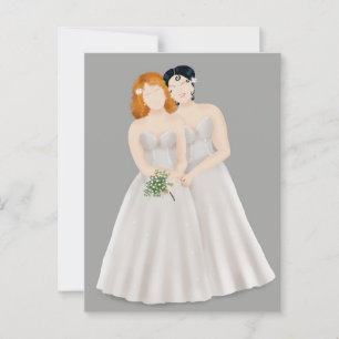 Postal Novia y novia