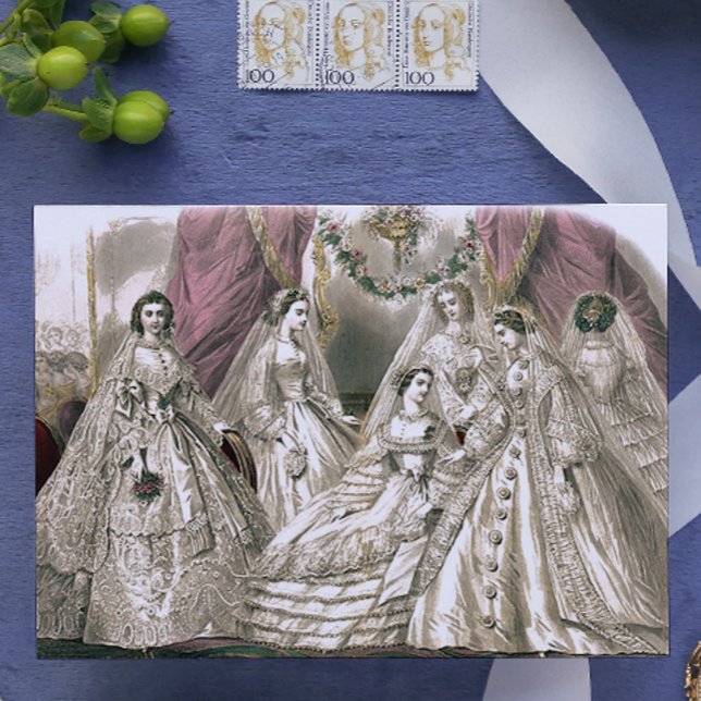 Postal Novias victorianas (Subido por el creador)