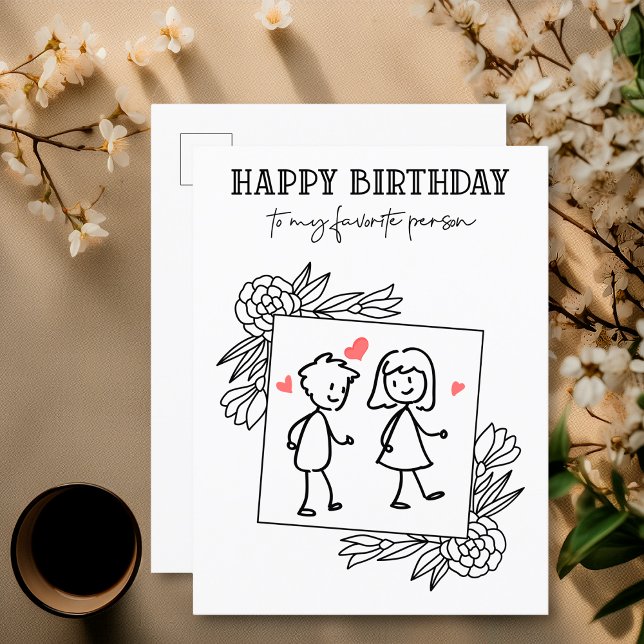 Postal Novio De Cumpleaños Gracioso Para Mi Persona Favor (Subido por el creador)