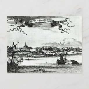 Postal Novum Amsterodamum, c.1667