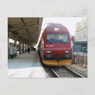 Postal NSB Locomotora eléctricaEl 18 en Trondheim Central