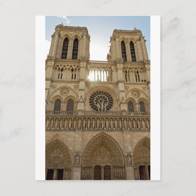 Postal NtraSraParís (Anverso)
