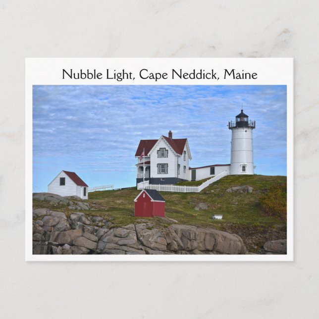 Postal Nubble Light, Cape Neddick, Maine (Anverso)