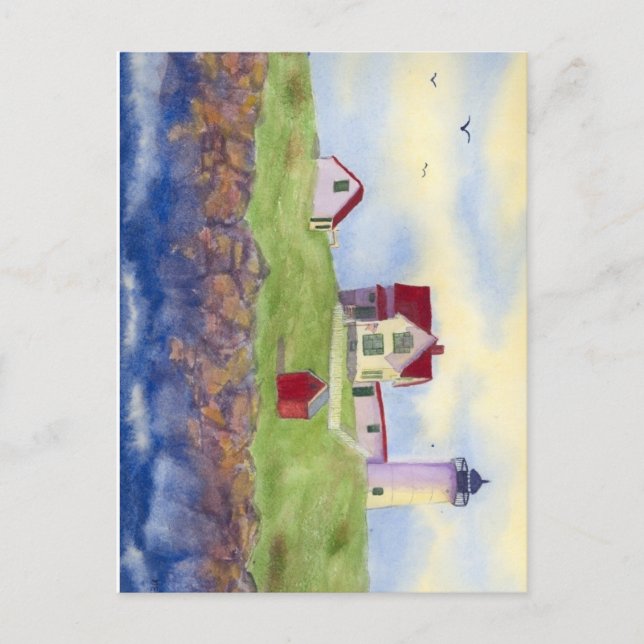 Postal Nubble Light House York Maine (Anverso)