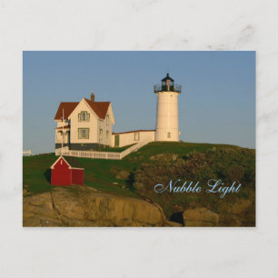 Postal Nubble Light, York, Maincard