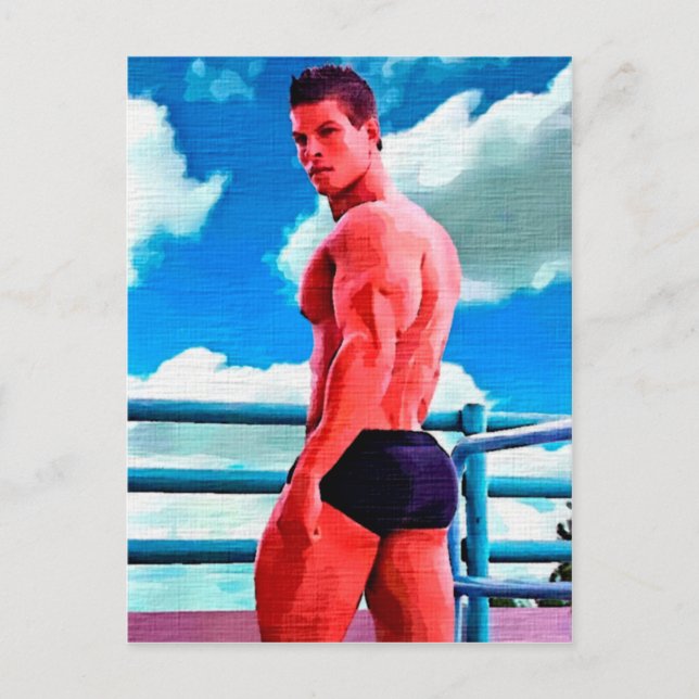 Postal Nube 9 Hunk (Anverso)