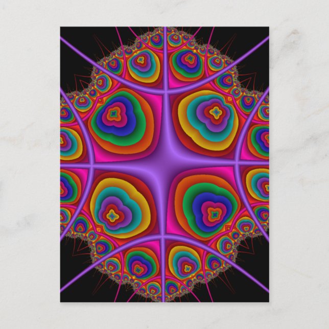 Postal Nube de electrones (Anverso)