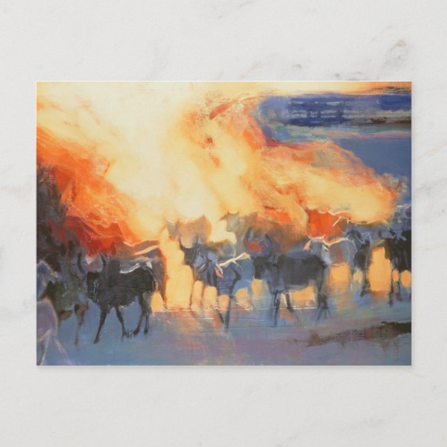 Postal Nube de polvo ebrio 1996 (Anverso)