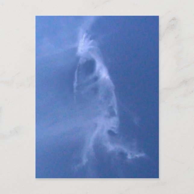 Postal nube kokopelli (Anverso)