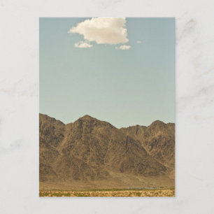 Postal Nube sobre el desierto y las montañas de Nevada