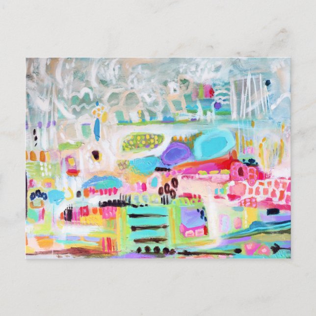 Postal Nubes abstractas (Anverso)