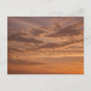 Postal Nubes al Atardecer II Pastel Abstracto Naturaleza