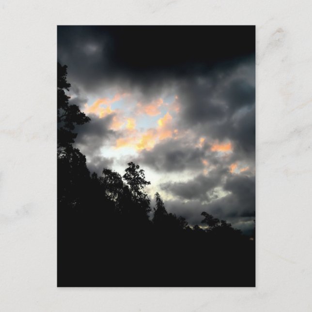 Postal Nubes arcoiris (Anverso)