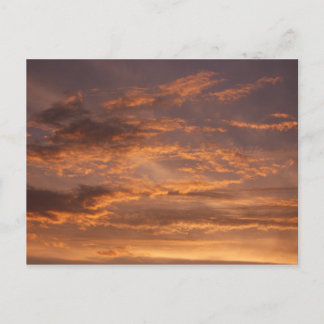 Postal Nubes atardeceradas en fotografías en el cielo col