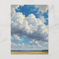 Nubes blancas y cielo azul despejado