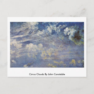 Postal Nubes Cirrus De John Constable