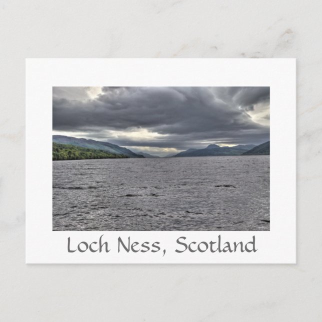 Postal Nubes de acero de Loch Ness (Anverso)