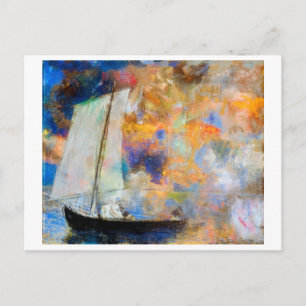 Postal Nubes de flores, Redon