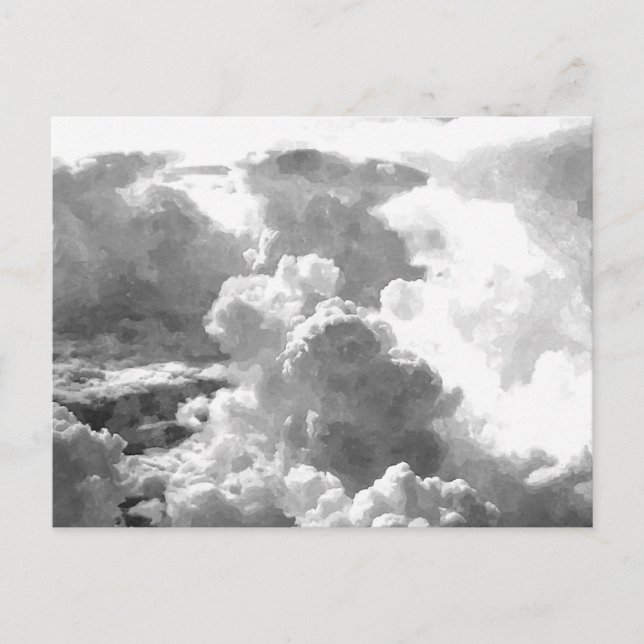 Postal Nubes de gris (Anverso)
