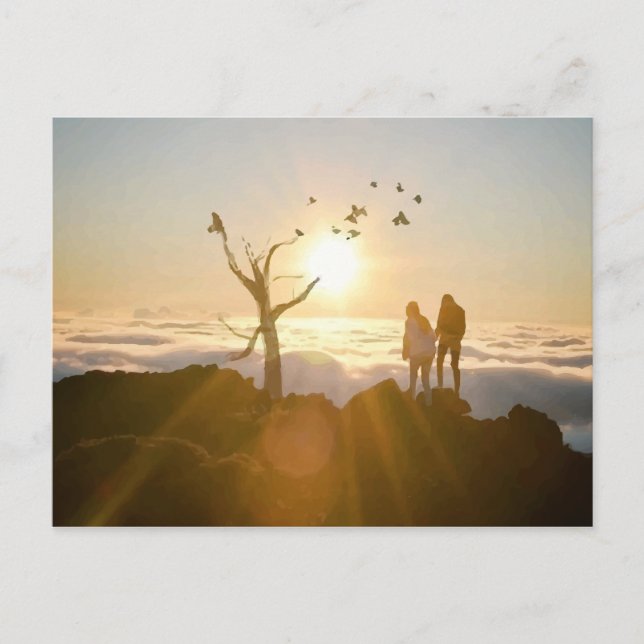 Postal Nubes de Sunrise (Anverso)