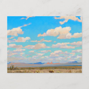 Postal Nubes de una tarde de verano de Maynard Dixon