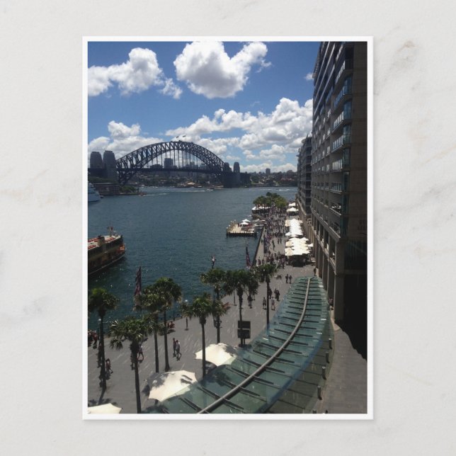 Postal nubes del puente de sydney (Anverso)