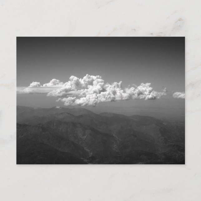 Postal nubes en cielo (Anverso)