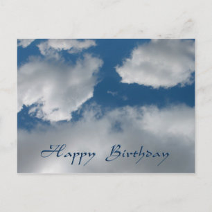 Postal nubes felices cumpleaños
