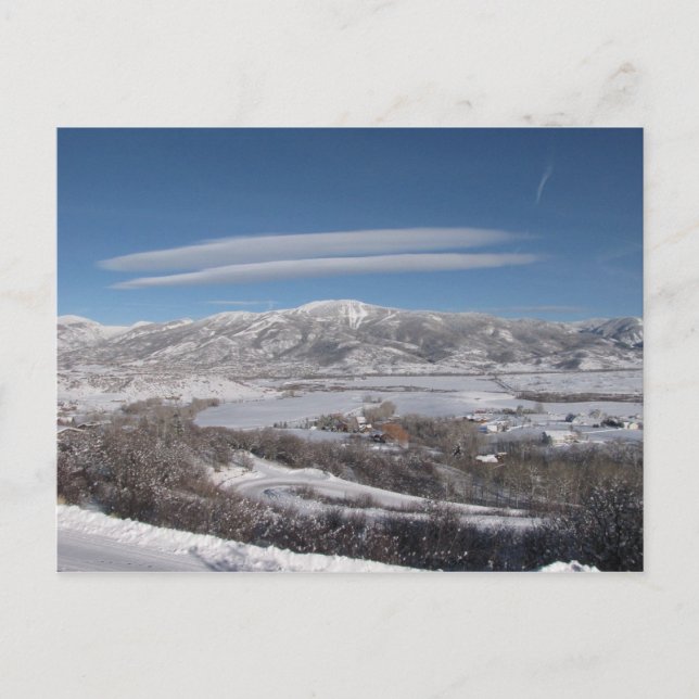 Postal Nubes lenticulares (Anverso)