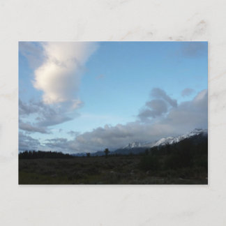 Postal Nubes matutinas en el Parque Nacional Grand Teton