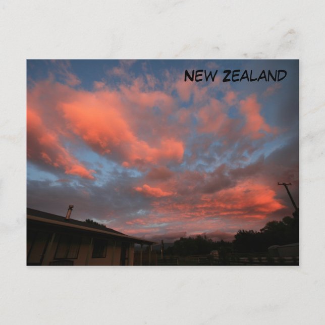 Postal Nubes rosadas (Anverso)