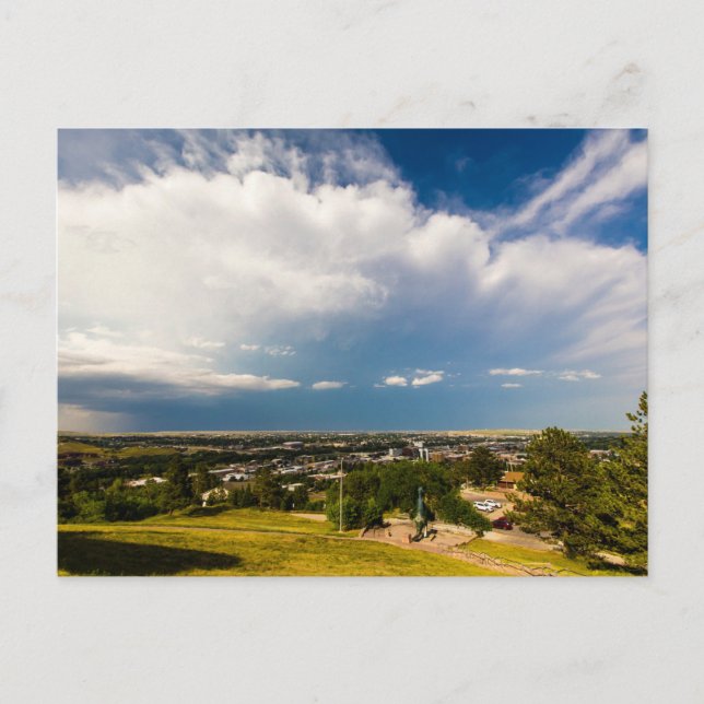 Postal Nubes sobre Rapid City, Dakota del Sur (Anverso)