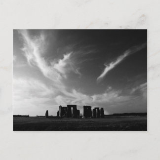 Postal Nubes sobre Stonehenge