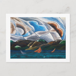 Postal Nubes y Agua de Arthur Dove (1930)