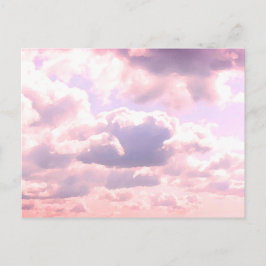 Postal Nubes y atardecer