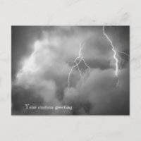 Nubes y relámpagos