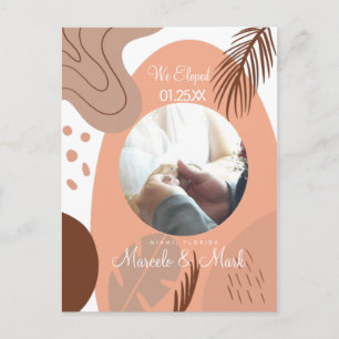 Postal nuclear moderna de Collage de fotos elopado