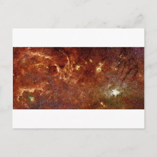 Postal Núcleo galáctico de la galaxia Vía Láctea