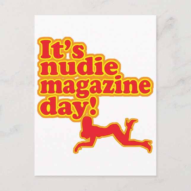 Postal Nudie Magazine Day! (Anverso)
