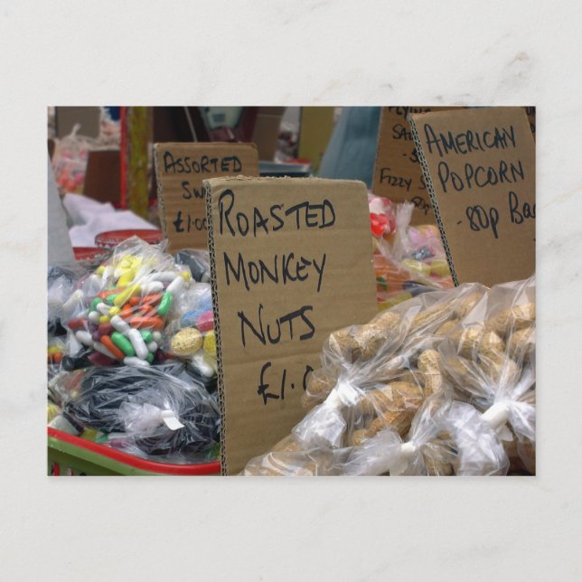Postal Nueces de mono (Anverso)